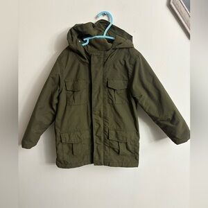 Old Navy Kids green forest Puffer Jacket 5 years